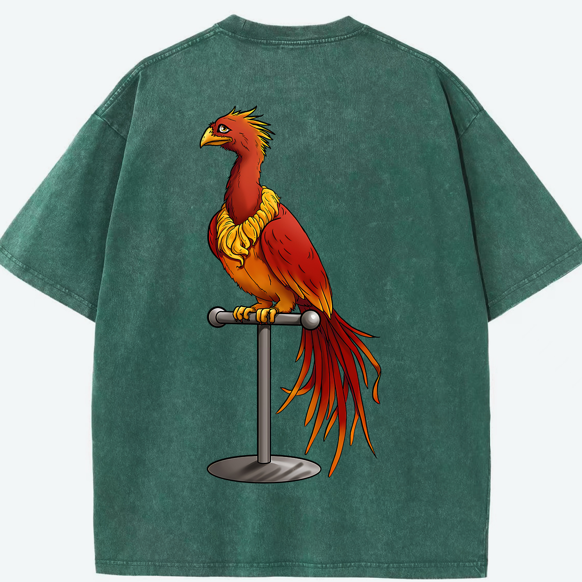 （画像用） Harry Potter ハリー・ポッターシリーズ 綿100% ヴィンテージ風 半袖Tシャツ（背面プリント）